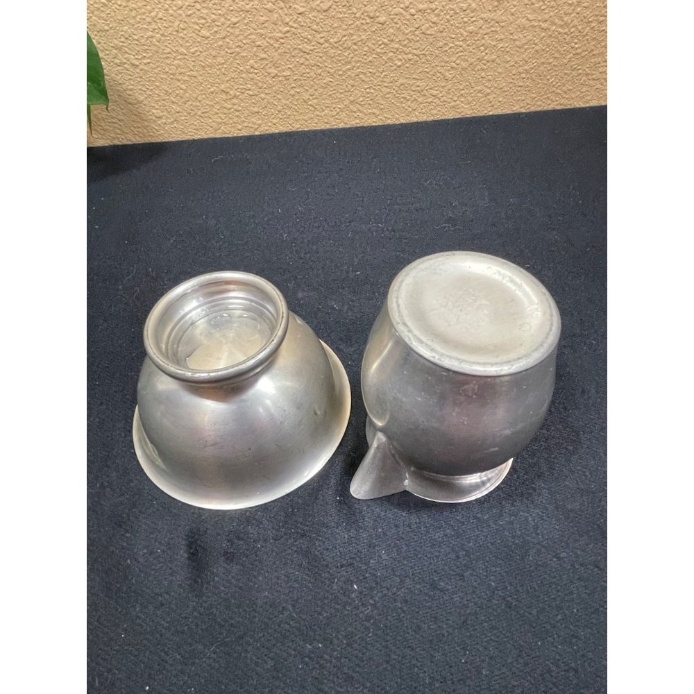 Vintage International Pewter Creamer And Open Sugar Bowl - Picture 14 of 15